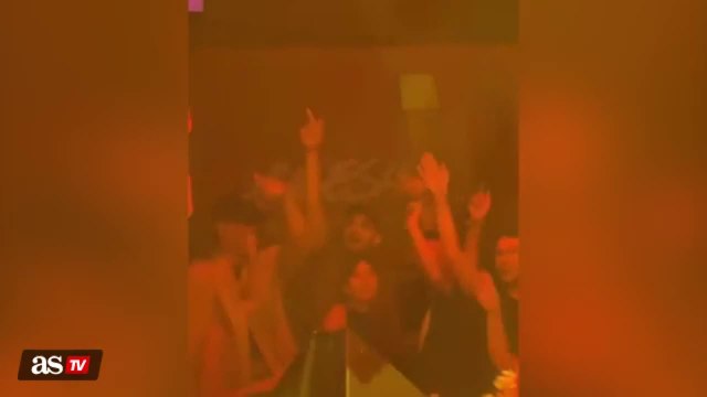 Messi and Antonela spotted at a party in Miami