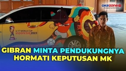 Gibran Minta Pendukungnya Tenang dan Hormati Apapun Keputusan MK