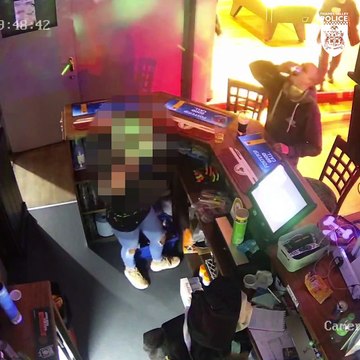 Reckless drunk driver knocks down three pedestrians and keeps driving