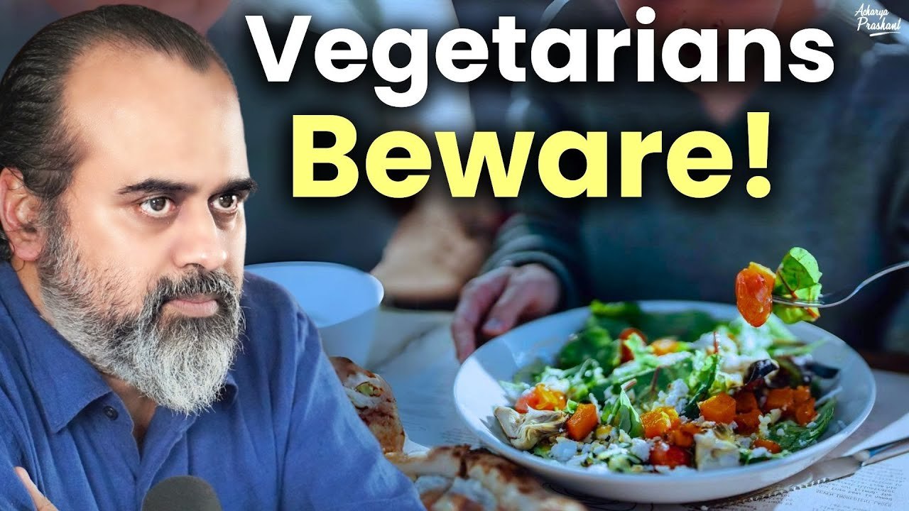Vegetarians, Beware: Your Plate May Have Blood Stains || Acharya Prashant, on Veganism (2019)