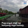 SWERTE! Truck driver, may kakaibang nabingwit sa baha | GMA Integrated Newsfeed