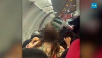 Edinburgh-Antalya uçağında korku dolu anlar: Sarhoş yolcu önce yolcuya sonra polise saldırdı