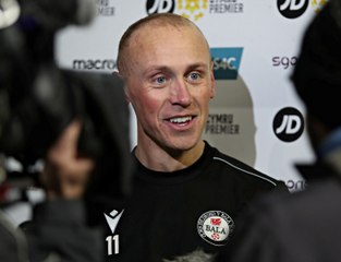 Kieran Smith reacts to final day draw against Caernarfon and has a big announcement