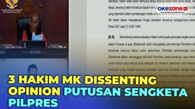 Dissenting Opinion Putusan Sengketa Pilpres, Saldi Isra Singgung Bansos dan Keterlibatan Aparatur Negara