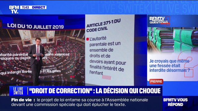 Droit de correction : Je croyais que même une fessée était interdite désormais? BFMTV répond à vos questions