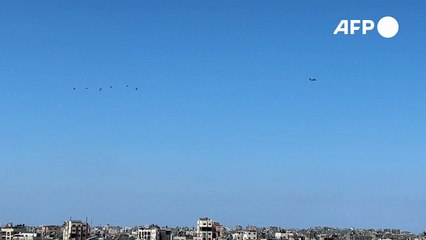 المزيد من المساعدات الإنسانية الجوية فوق غزة