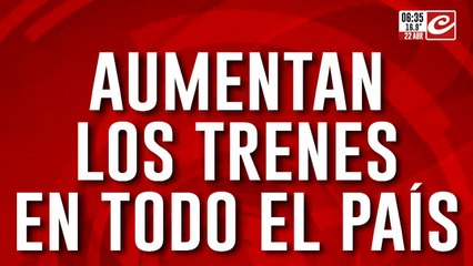 Aumenta el precio de los pasajes de trenes en todo el país