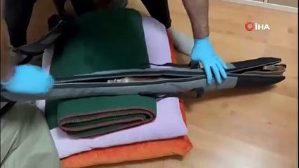 Emniyet suç örgütlerinin suç aletlerini böyle sergiledi