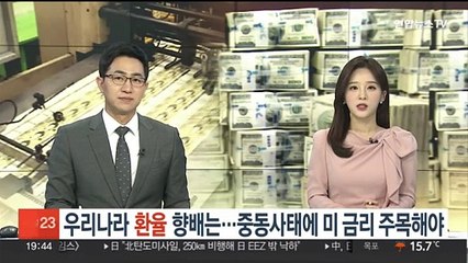 우리나라 환율 향배는…중동사태에 미 금리 주목해야