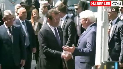 Almanya Cumhurbaşkanı Steinmeier İstanbul'a Geldi