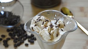 Lody kawowe z kajmakiem