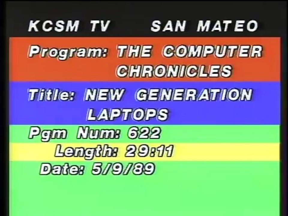 The Computer Chronicles - Laptops (1989)