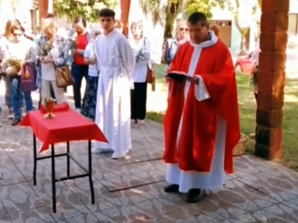 Comenzó Semana Santa en Parroquia de la Santa Cruz, Tacuarembó - Domingo de Ramos (2024)