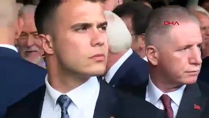 Almanya Cumhurbaşkanı Steinmeier'a Filistin protestosu, gözaltılar var