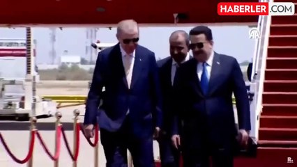 下载视频: Cumhurbaşkanı Erdoğan, Irak Cumhurbaşkanı Reşid ile Bağdat'ta buluştu