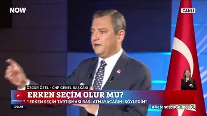 Özgür Özel erken seçim hakkında konuştu