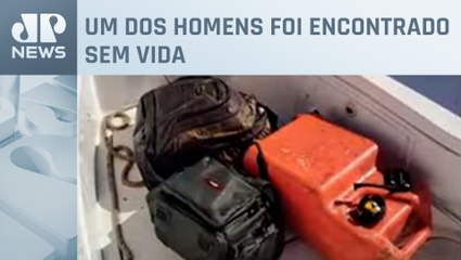 Bombeiros encontram mochilas no mar de Ilhabela, em SP