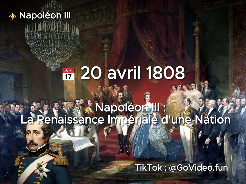  20 avril 1808  Napoléon III : La Renaissance Impériale d'une Nation