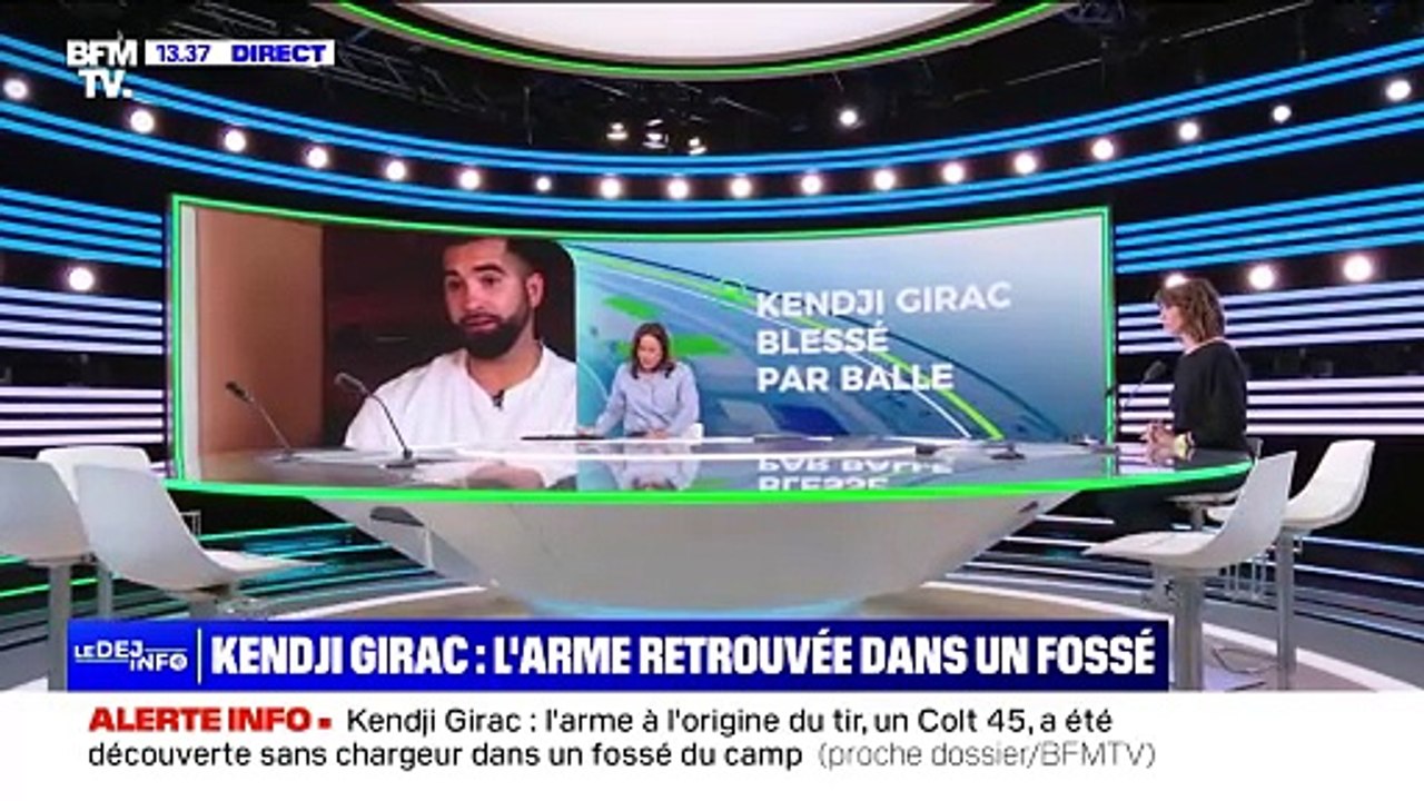 Kendji Girac blessé par balle. L'arme a été retrouvée dans un fossé.