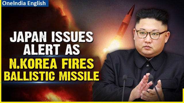 North Korea fires ballistic missile towards sea off east coast, Japan issues alert | Oneindia