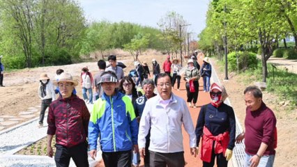 [경기] 하남시, 미사 한강 모랫길에 황톳길 추가 조성 / YTN