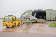 Unveiling for RAF Typhoon Display Team's new Typhoon