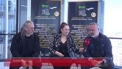 Camela y Juan Magán serán los primeros en cantar en el Bernabéu