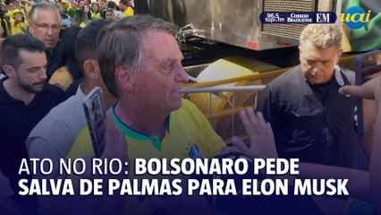 Bolsonaro pede salva de palmas para Elon Musk