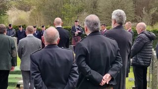 Major John Allan's funeral