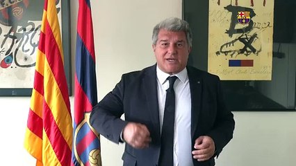 Joan Laporta "Si el gol fue legal, no descartamos pedir que se juegue de nuevo el partido"