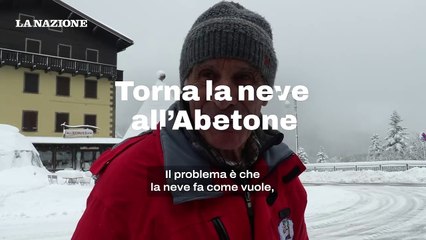 Nevicata all'Abetone, la pi? grossa della stagione