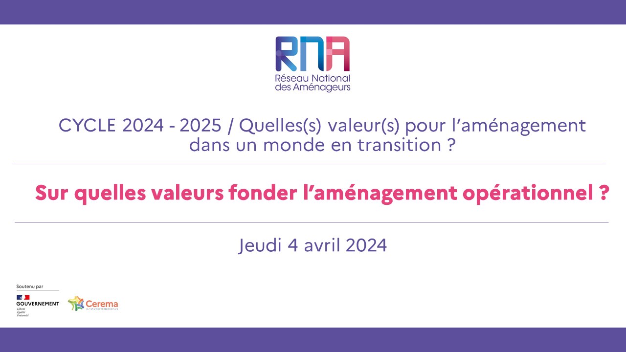 RNA 4 avril 2024 Aprèsmidi Cycle 20242025 Quelle(s) valeur(s