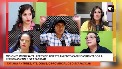 Misiones impulsa talleres de adiestramiento canino orientados a personas con discapacidad