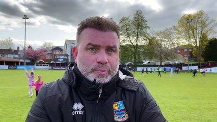 Farnham Town assistant manager Jimmy Hibburt post-Colliers Wood United