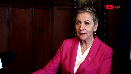 Krystyna Danilecka - Wojewódzka - rozmowa z prezydent Słupska