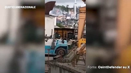 Kommuna a fuoco nel porto di Sebastopoli