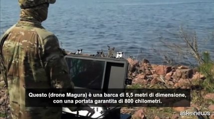 L'Ucraina mostra i droni marittimi, "la chiave per la vittoria"