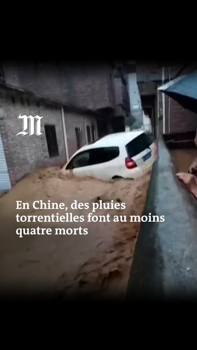 Chine : les images des importantes inondations dans le sud du pays
