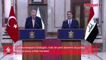 Cumhurbaşkanı Erdoğan, Irak ile yeni dönemi duyurdu! PKK'ya karşı ortak hareket