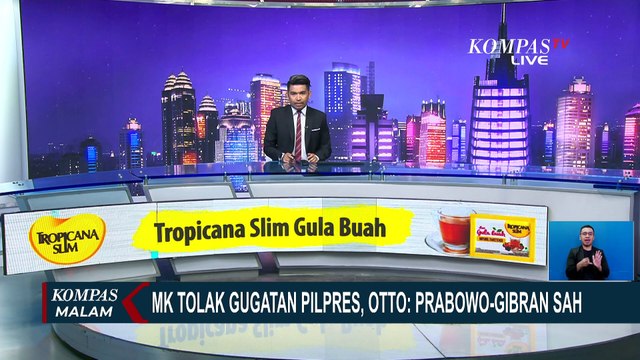 MK Tolak Gugatan Sengketa Pilpres, Otto Hasibuan: Prabowo-Gibran Sah!