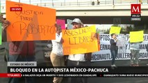 Manifestantes bloquean la autopista México-Pachuca, Edomex, piden justicia por Roberto