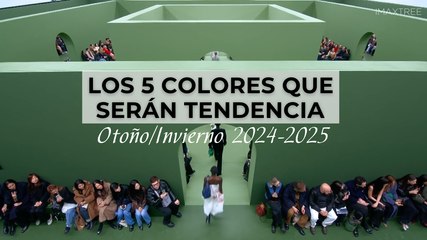 Los 5 colores que serán tendencia en OtoñoInvierno 2024-2025