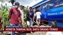 Saksi Mata Ceritakan Detik-Detik Bus Tertabrak Kereta Api di Kabupaten Oku Timur
