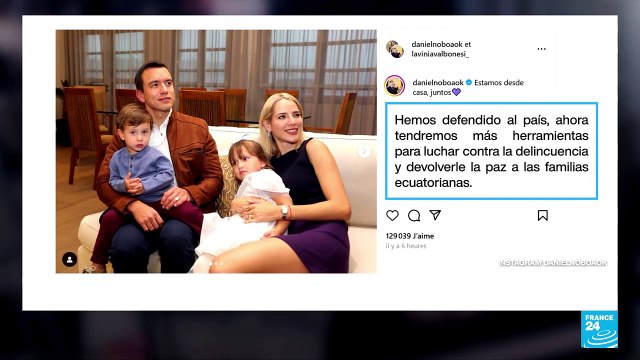 Ecuador: votantes respaldaron medidas de seguridad de Noboa en referendo