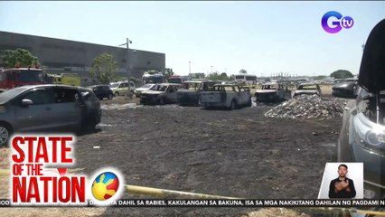 Sasakyan, nasunog sa outdoor parking lot ng naia terminal 3 | SONA