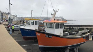 Watch: Iconic Portstewart boats get airlifted into the harbour
