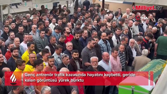 Genç antrenör gözyaşları içinde toprağa verildi! Geriye yürek burkan anlar kaldı