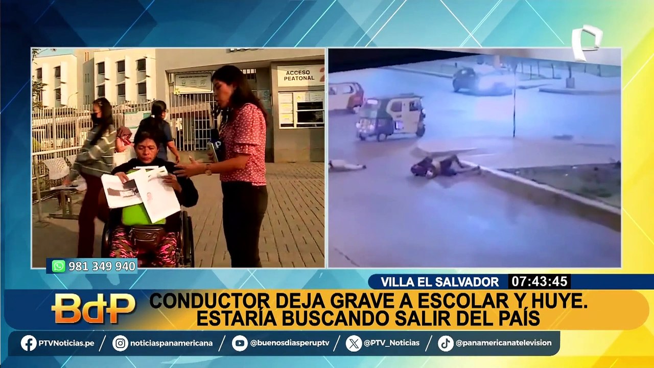 Conductor deja grave a menor tras choque en VES: madre en silla de ruedas pide ayuda para su hija