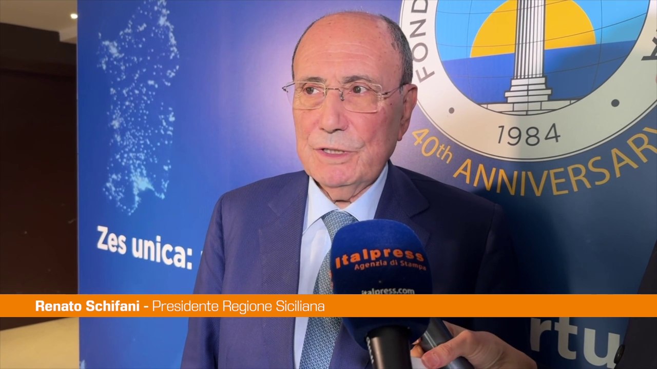 Schifani "Zes unica è un'opportunità ma serve ridurre tempi procedure"