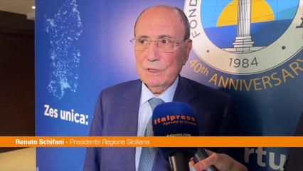 Schifani "Zes unica è un'opportunità ma serve ridurre tempi procedure"